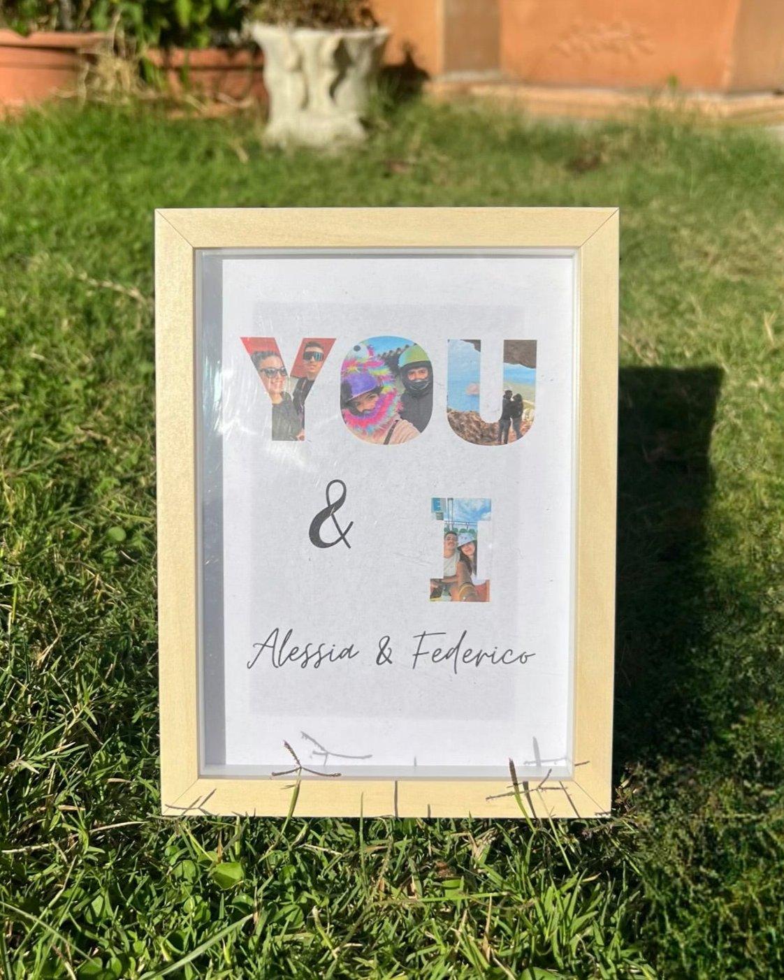 Cornice You & I personalizzata
