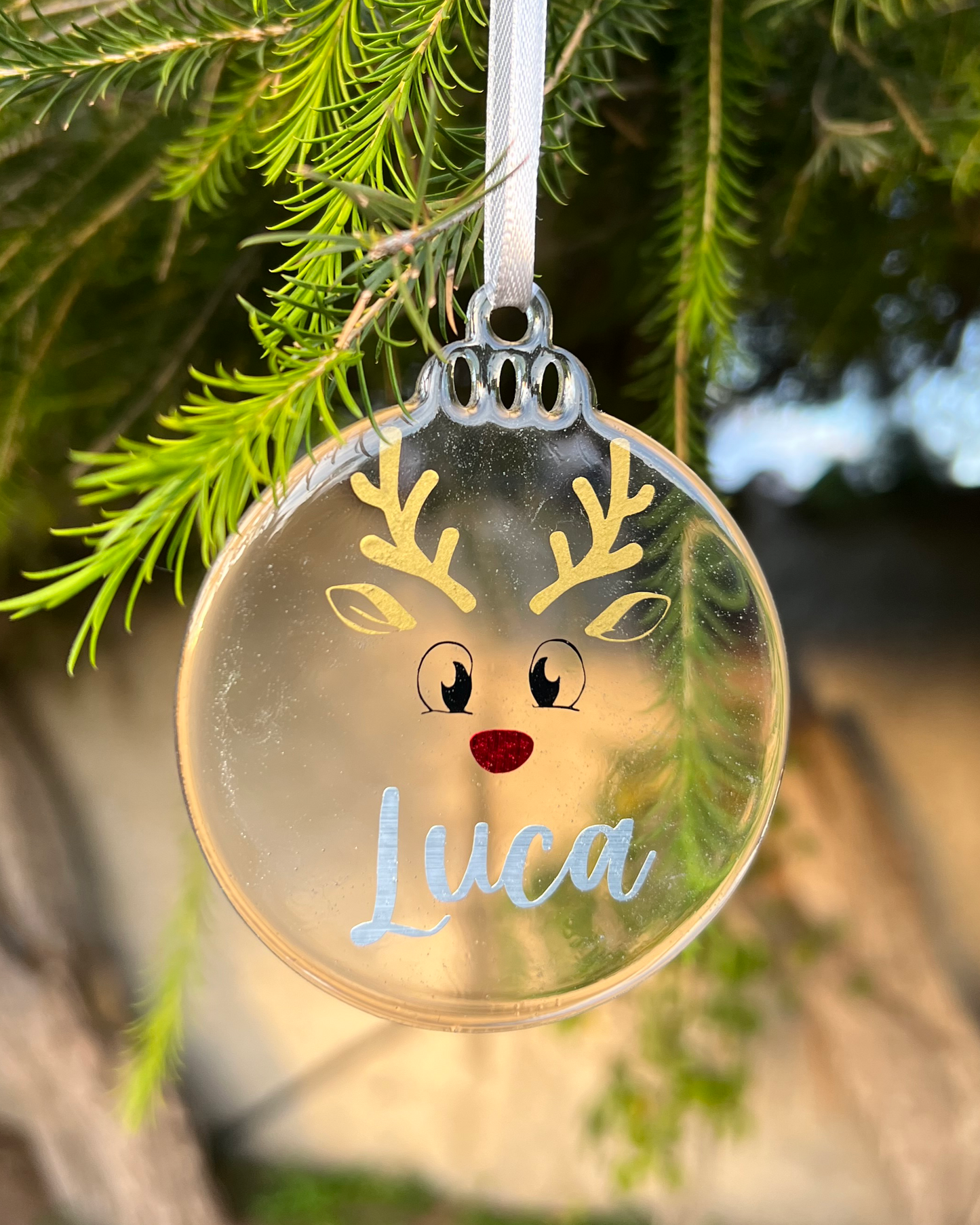 Pallina di Natale Slim personalizzata