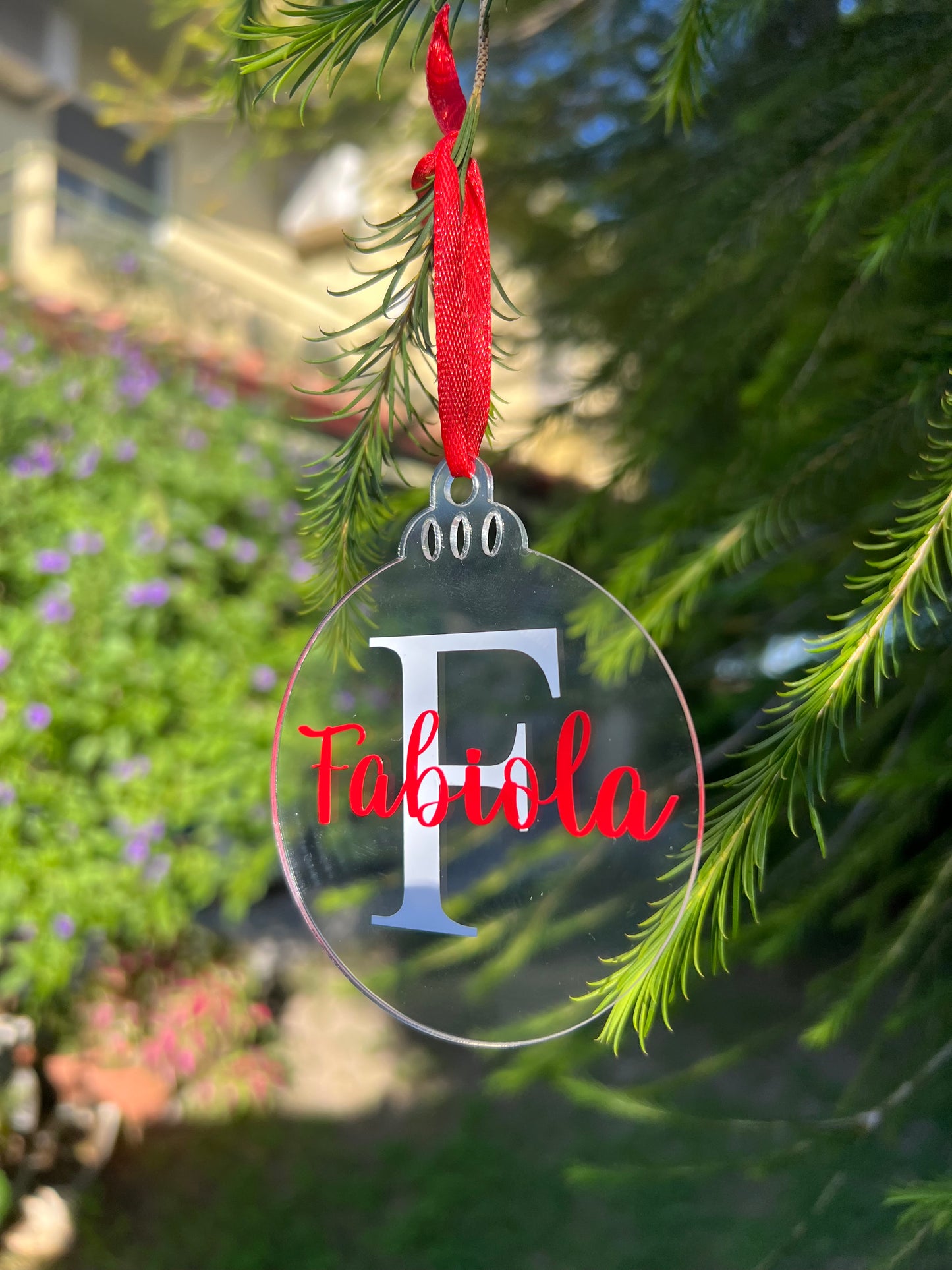 Pallina di Natale Slim personalizzata