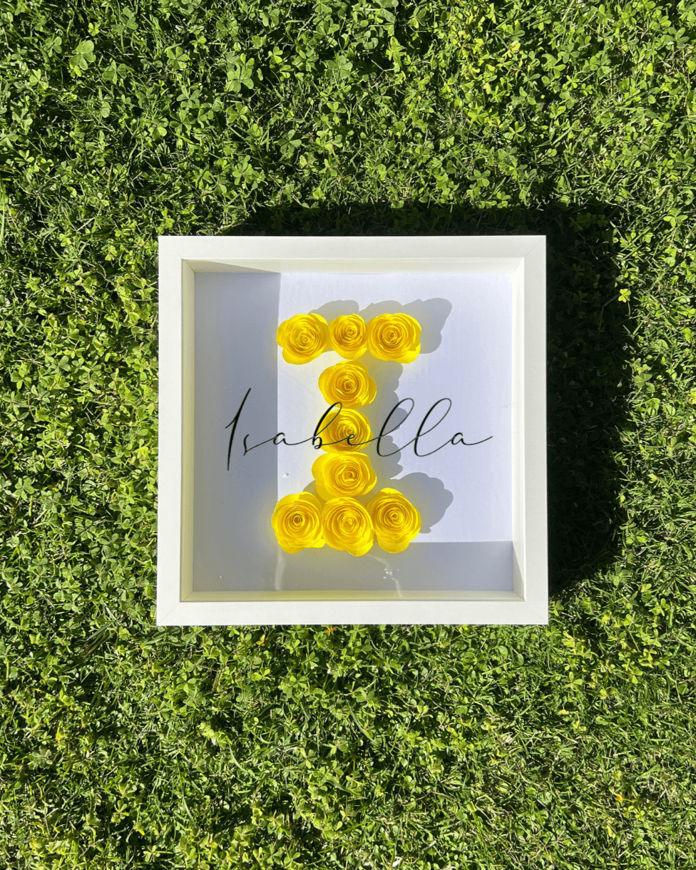 Shadow Box Lettera personalizzata