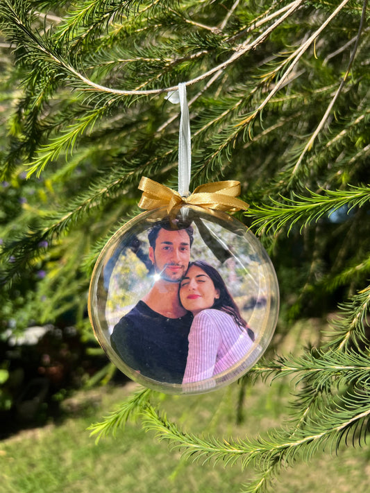 Pallina di Natale Foto personalizzata